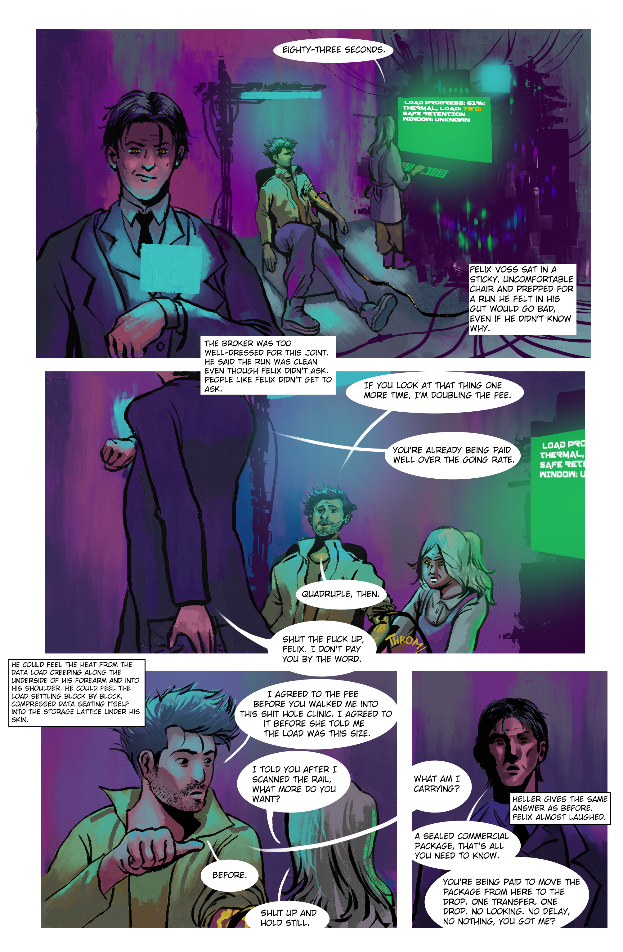 Hard Carry comic page 1